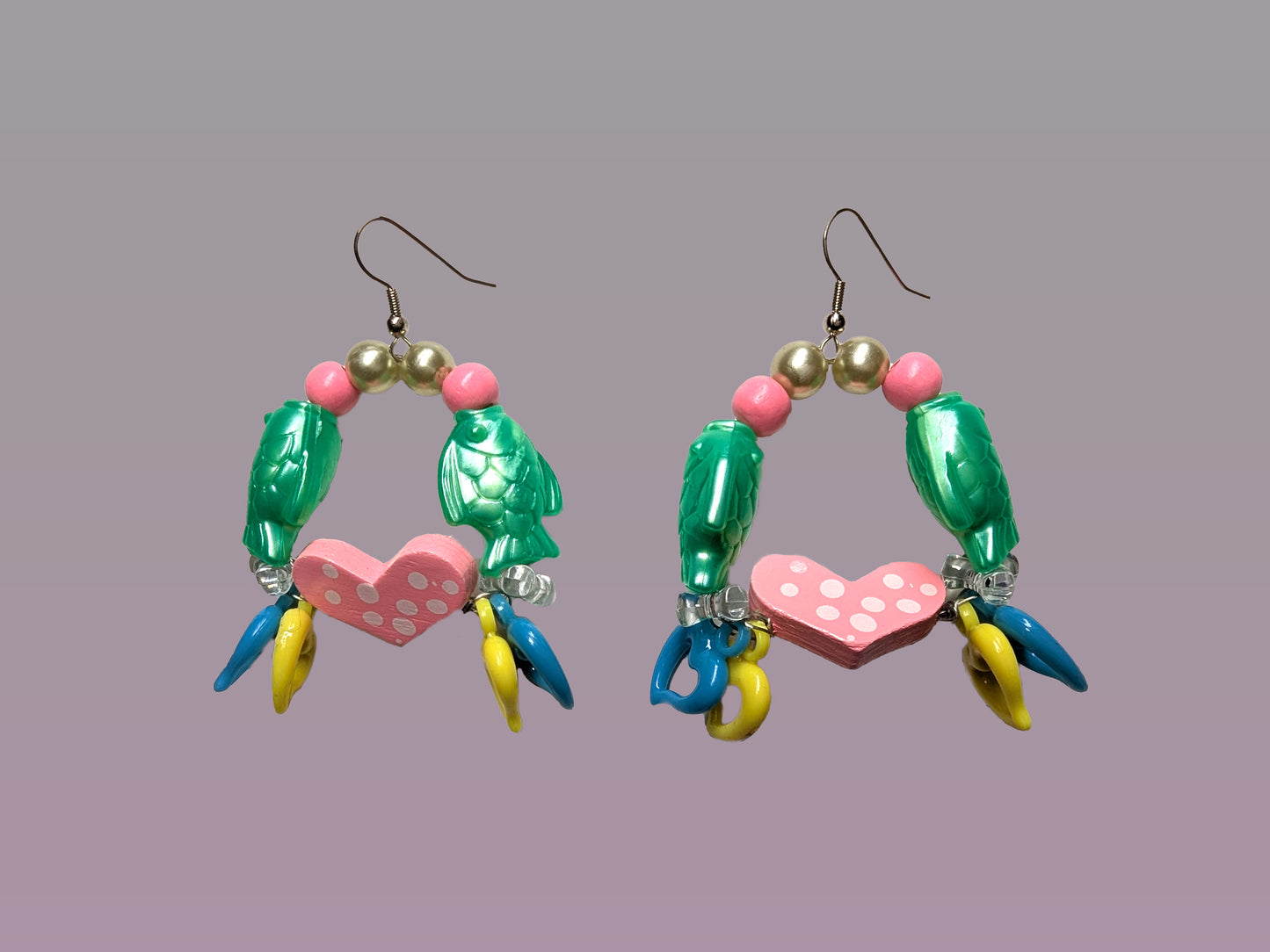 Pearl Fish Earrings