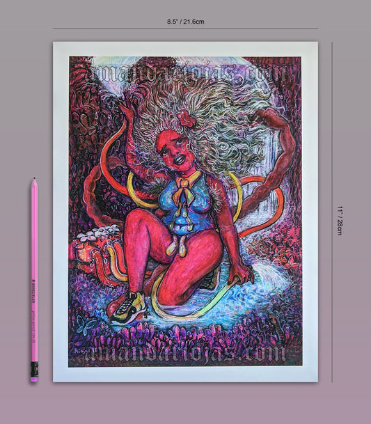 She Was Just Trying to Water Her Garden